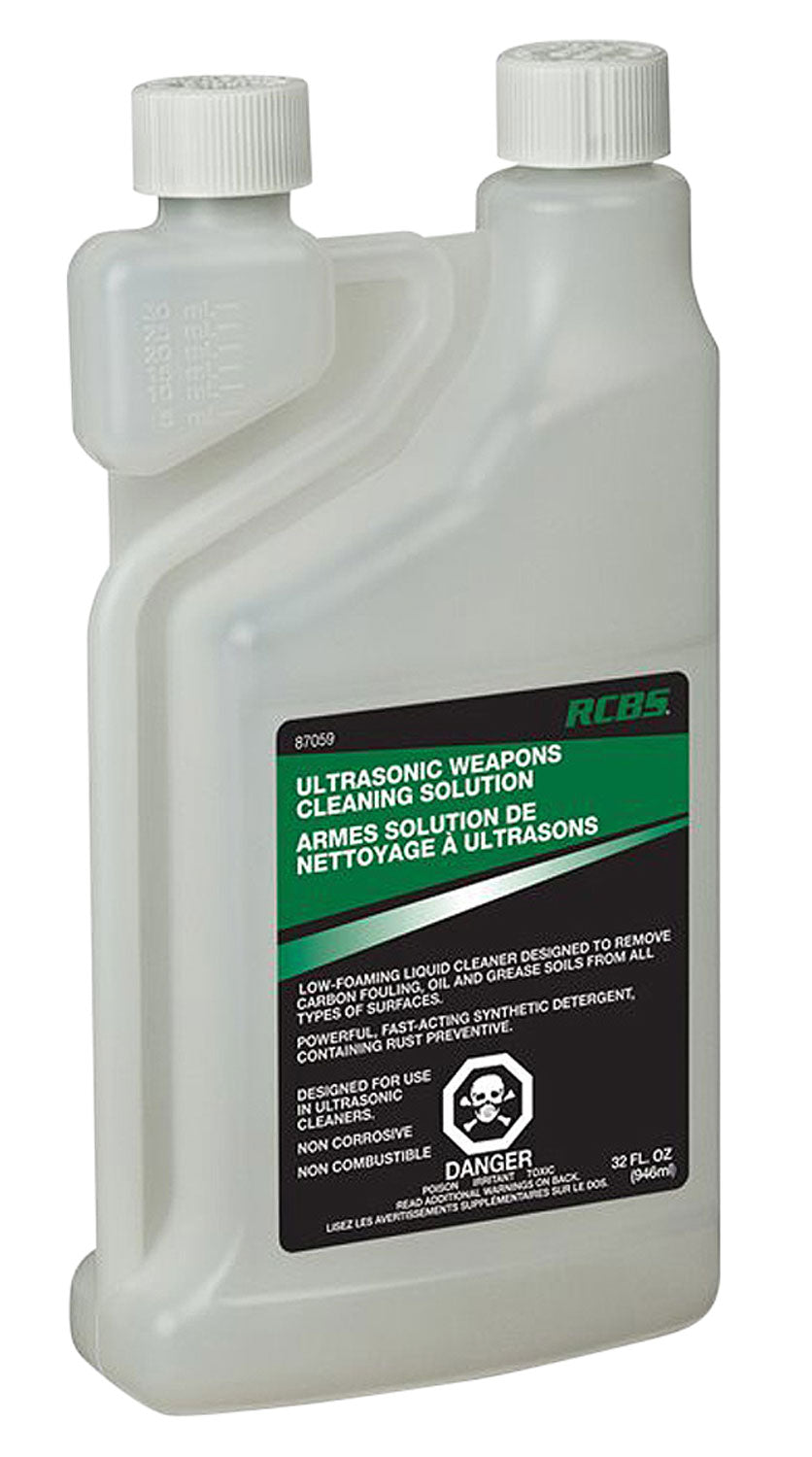 RCBS 87059 32 oz Ultrasonic Weapons Cleaner Solution Lubricates & Protects Firearms