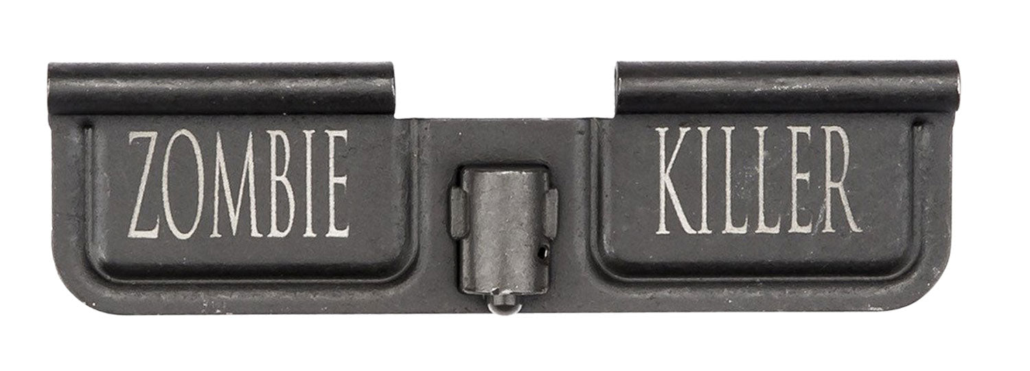 Spikes Tactical SED7007 Black Phosphate AR-15 Ejection Port Door - Laser Engraved Zombie Killer Design