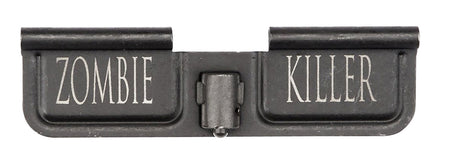 Spikes Tactical SED7007 Black Phosphate AR-15 Ejection Port Door - Laser Engraved Zombie Killer Design