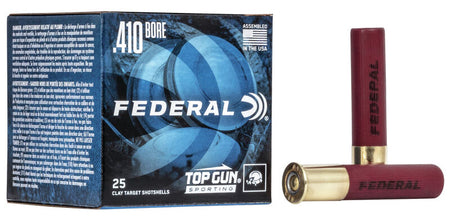 Federal .410 Bore Shotgun Ammo Top Gun Sporting 2.5 in 1/2 oz #9