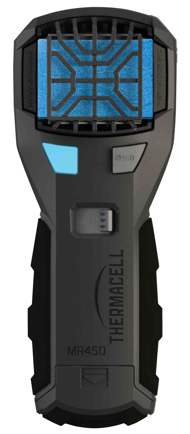 Thermacell MR450X Black Portable Mosquito Repellent Device 15 ft Zone DEET-Free 12-Hour Coverage