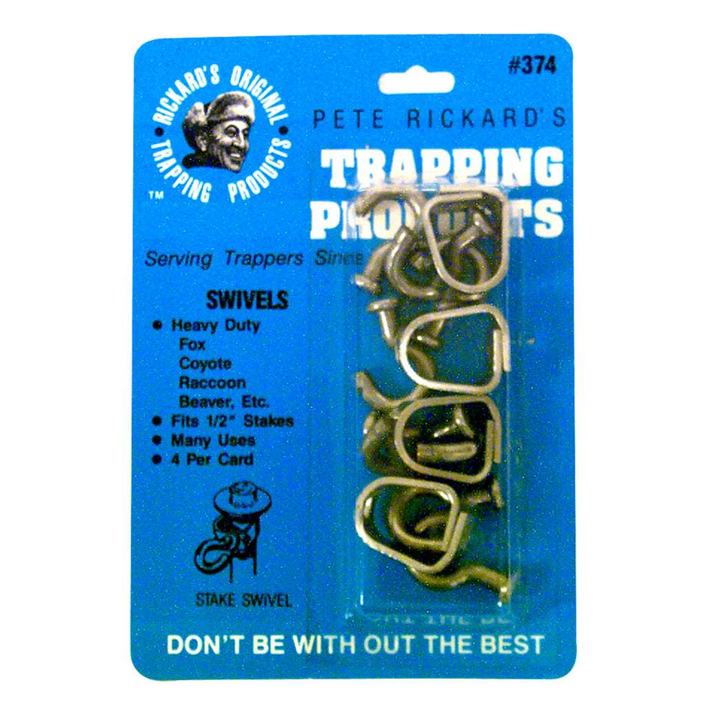 Rickards 4-Pack Large Trap and Stake Swivels