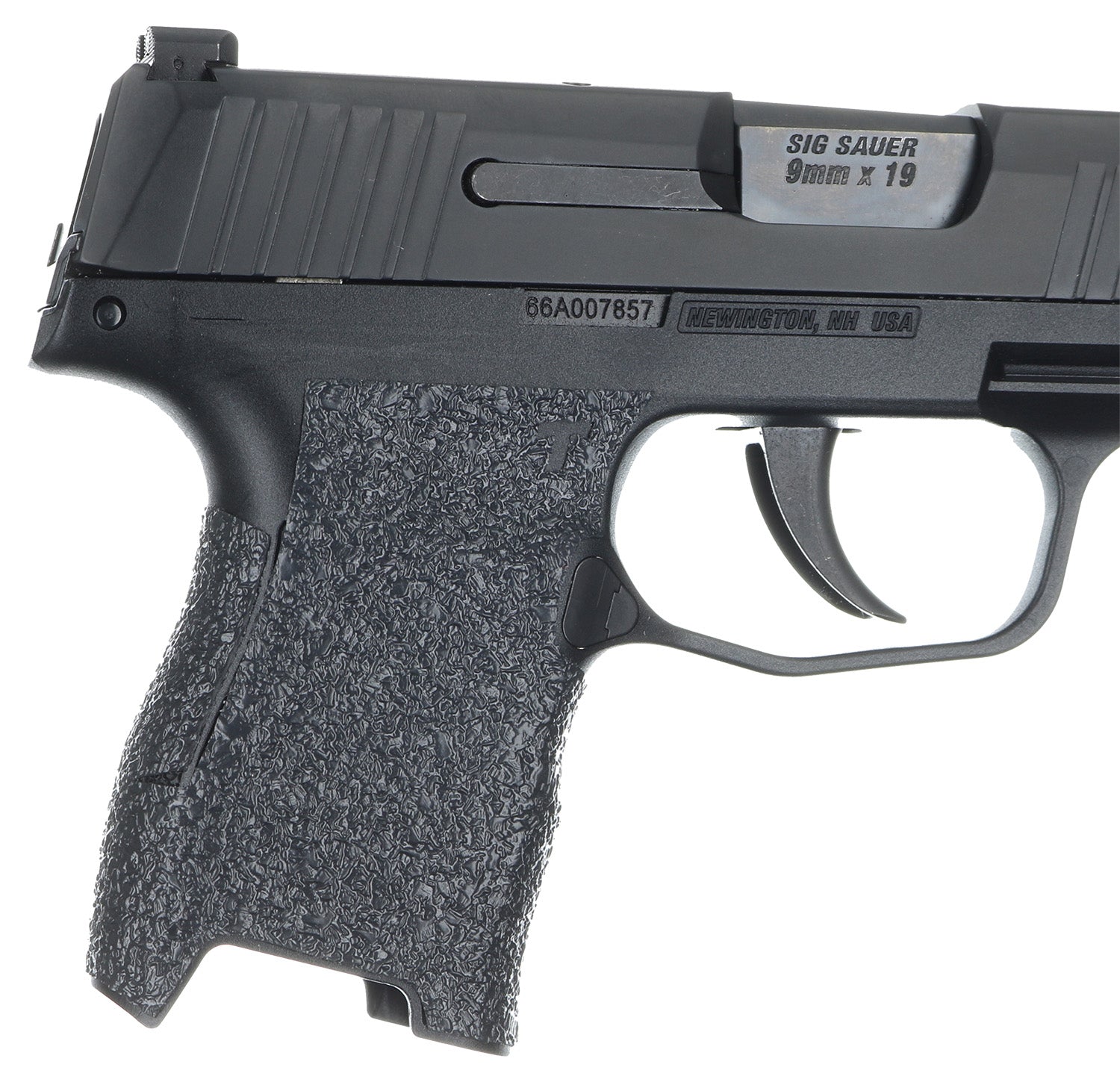 Talon Grips 001R Sig P320/P250 Compact Adhesive Rubber Grip Wrap, Black Textured
