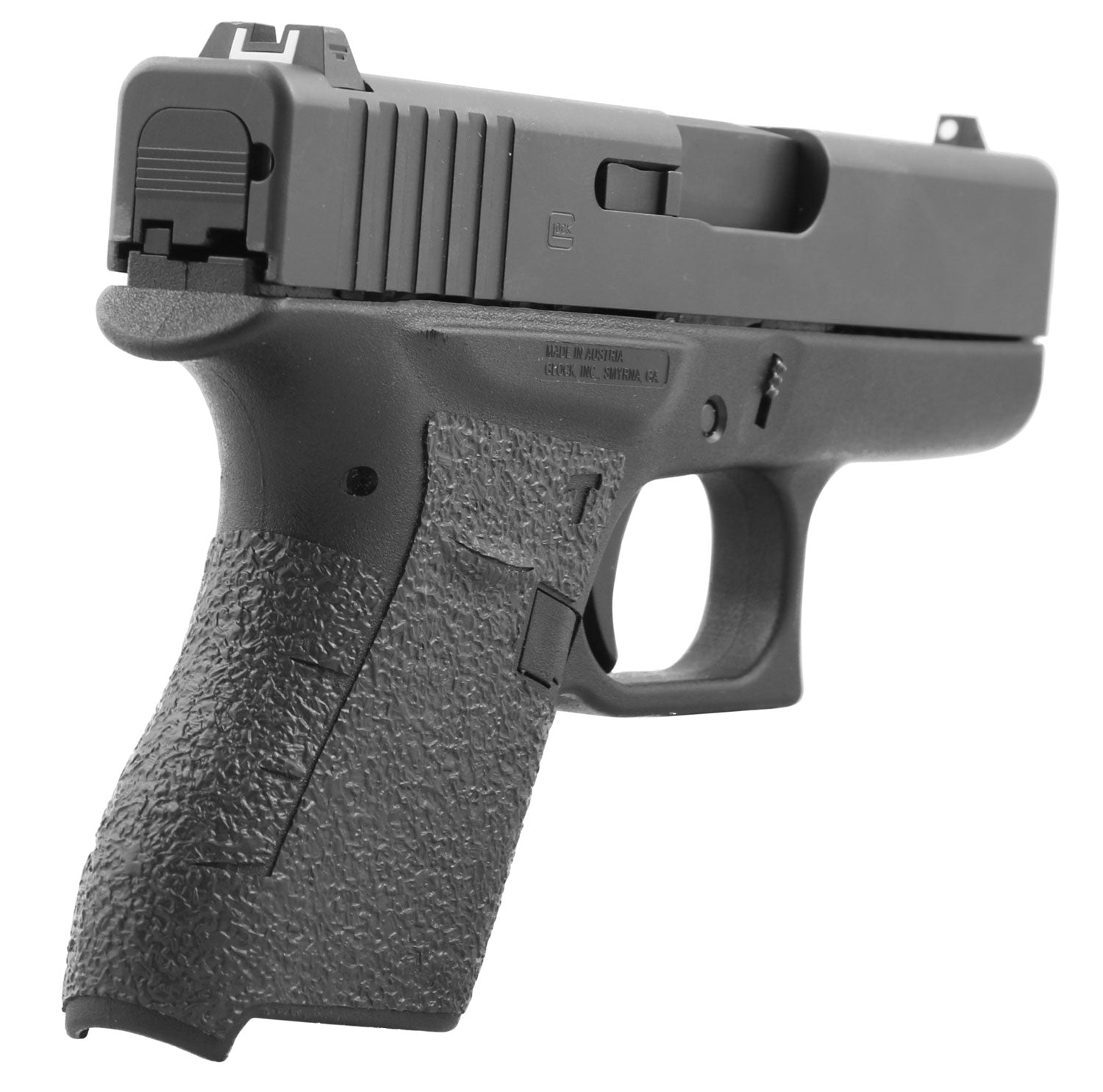 Talon Grips 100R Glock 43 Adhesive Rubber Grip Wrap, Black Textured