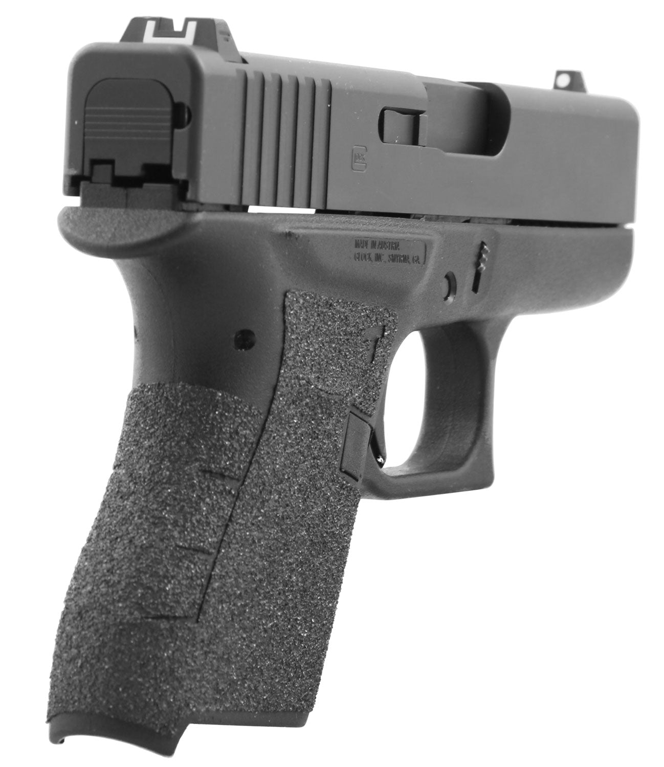 Talon 100G Glock 43 Adhesive Grip Black Aggressive Granulate Texture