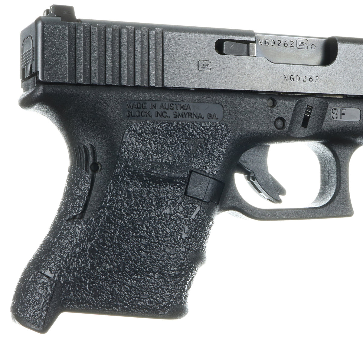 Talon 107R Glock 29SF/30SF/30S/36 Gen3 Adhesive Rubber Grip, Black
