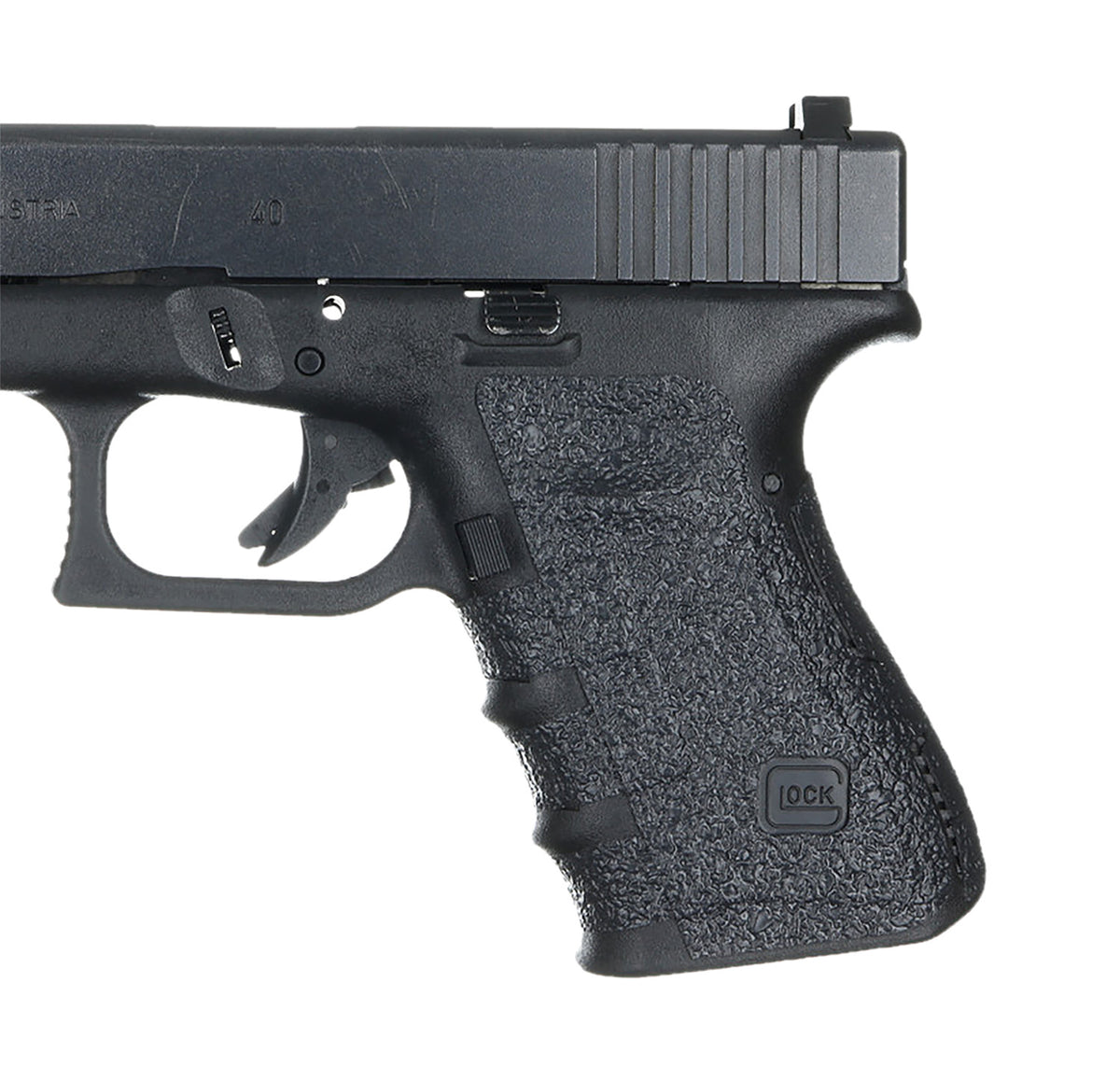 Talon 110R Glock Gen4 19/23/25/32/38 Adhesive Rubber Grip No Backstrap, Black