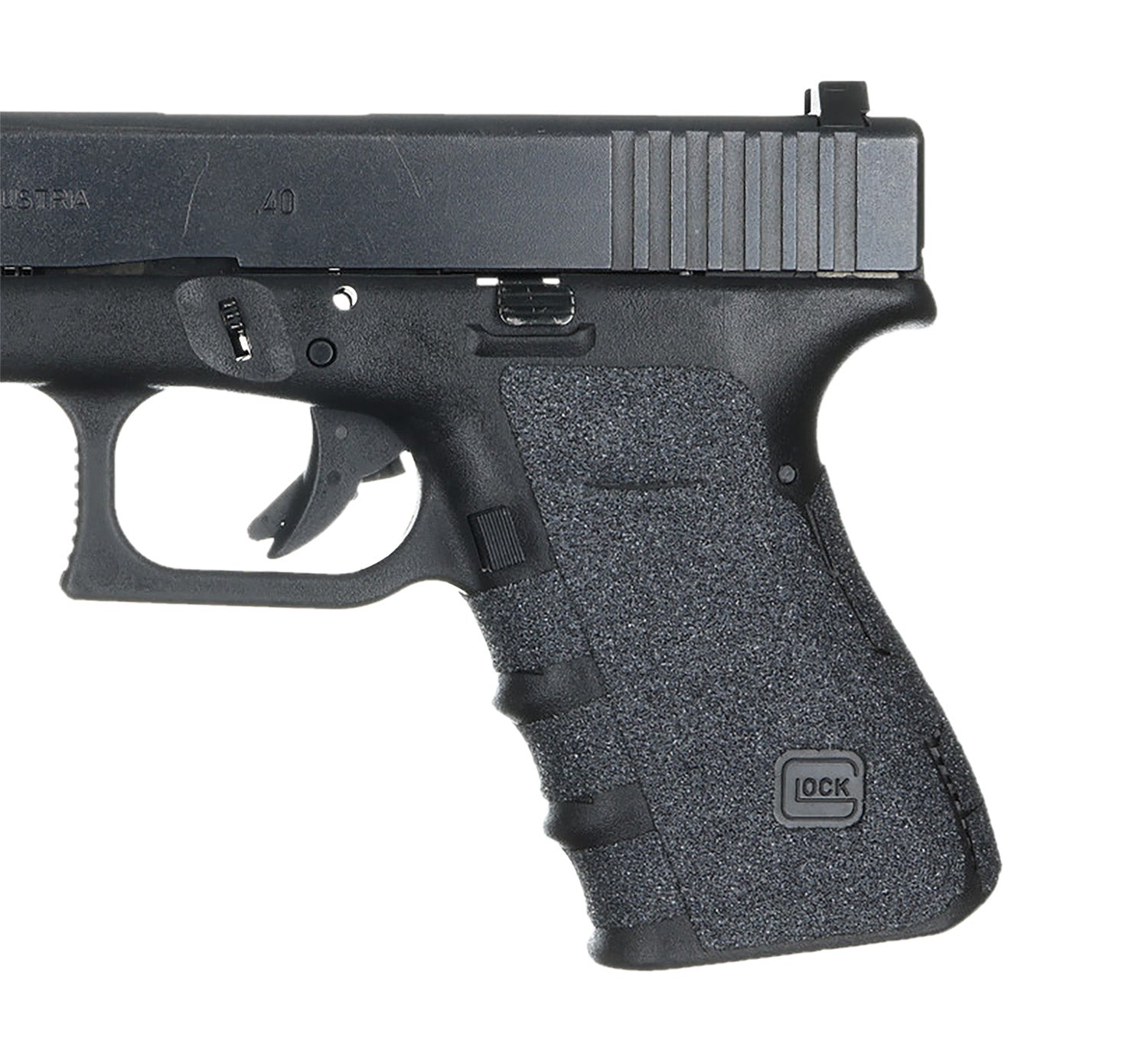Talon 110G Glock Gen4 19/23/25/32/38 Adhesive Granulate Grip No Backstrap, Black