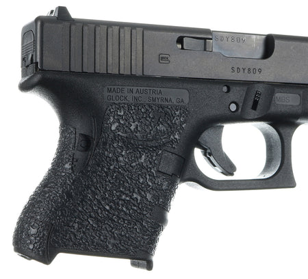 Talon 116R Glock Gen4 26/27/28/33/39 Adhesive Rubber Grip No Backstrap, Black