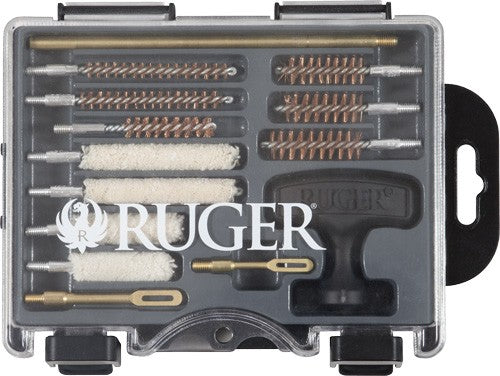 Allen Ruger Compact Handgun Cleaning Kit - Molded Tool Box with Clear Lid