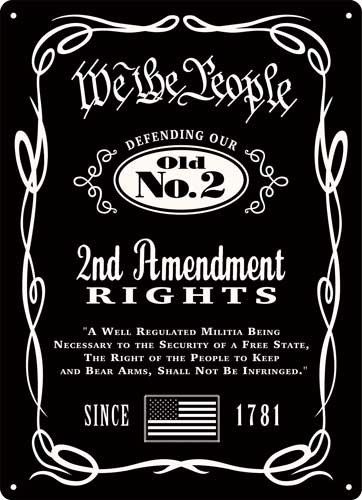 Rivers Edge Tin Sign - We the People Whiskey, 12"x17"