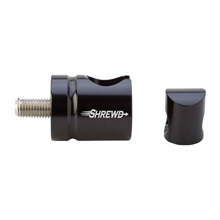 Shrewd Quick Disconnect Gloss Black Straight Machined Aluminum Stabilizer