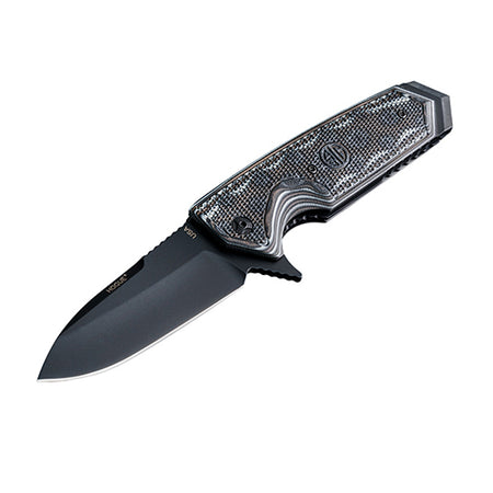 Hogue EX02 Sig Field Folder 3.75" SPB Flipper Blade Black G10 Gray Handle