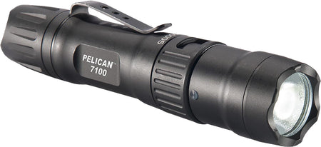 Pelican 7100 Black Anodized High-Performance Flashlight 33/348/695 Lumens White LED