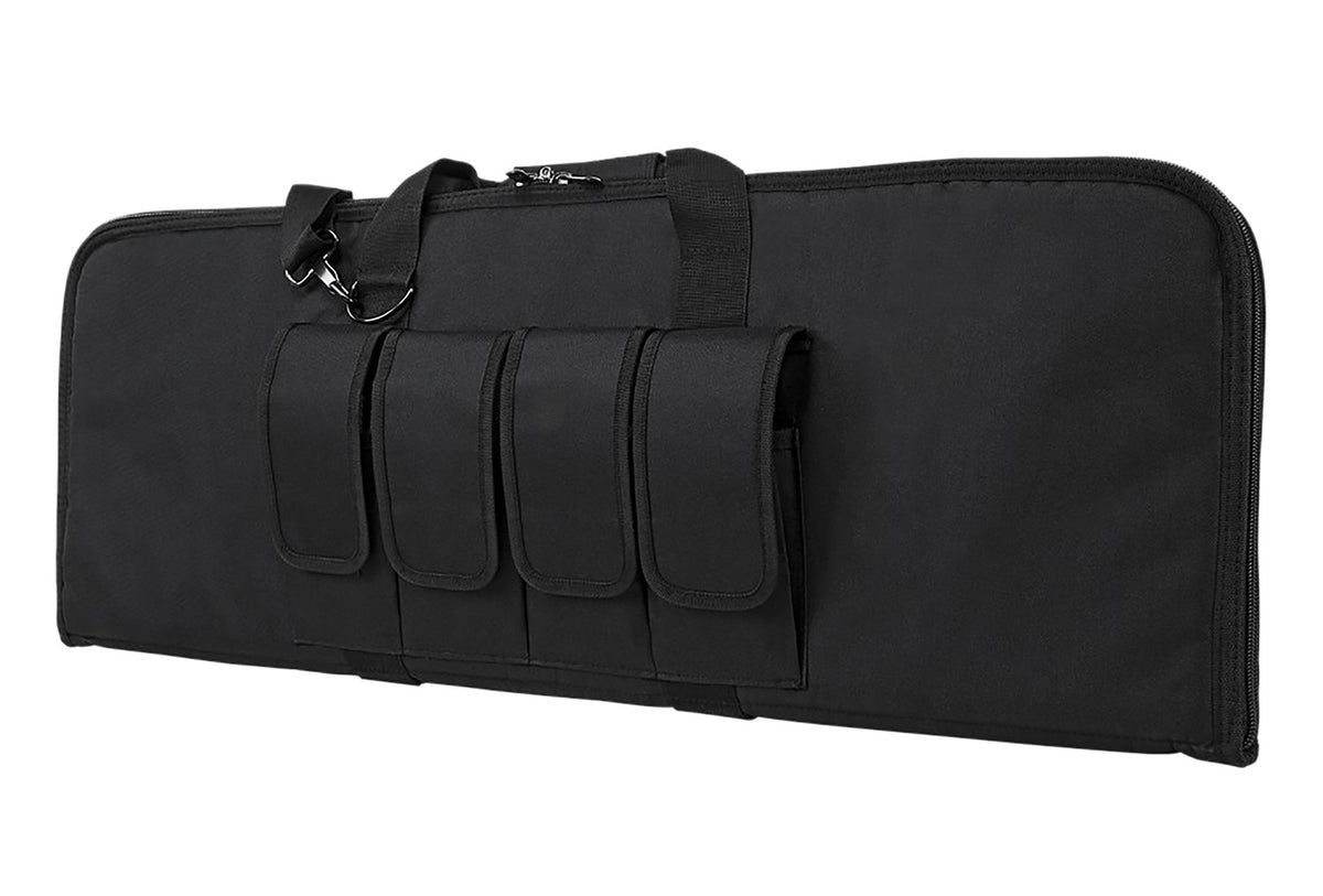 NcStar VISM Black 36 Inch Carbine Gun Case External Mag Pouches Shoulder Strap