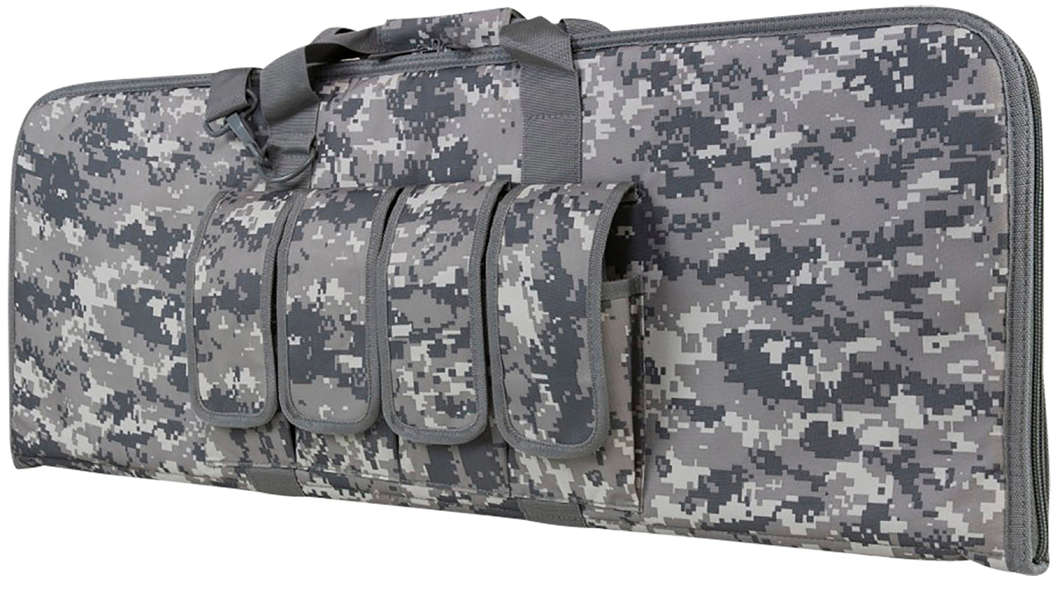 NcStar VISM Digital Camouflage 36 Inch Carbine Gun Case External Mag Pouches