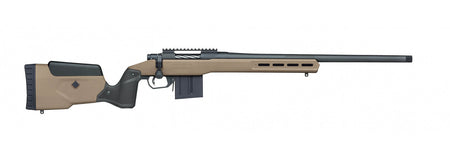 Mossberg 28147 Patriot LR Tactical 6.5 Creedmoor 10+1 22" Matte Blued Threaded Bull Barrel, Matte Blued Picatinny Rail MDT Oryx Tactical M-LOK Flat Dark Earth Synthetic Stock, Right Hand