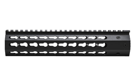 NcStar AR-15 Free-Float KeyMod Handguard 10 Inch, Anodized Aluminum, Low Profile Compatible