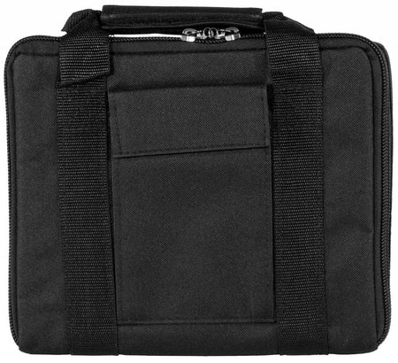 Bulldog Double Pistol Hard Case 11x9 In with Locking Zipper, 5 Count