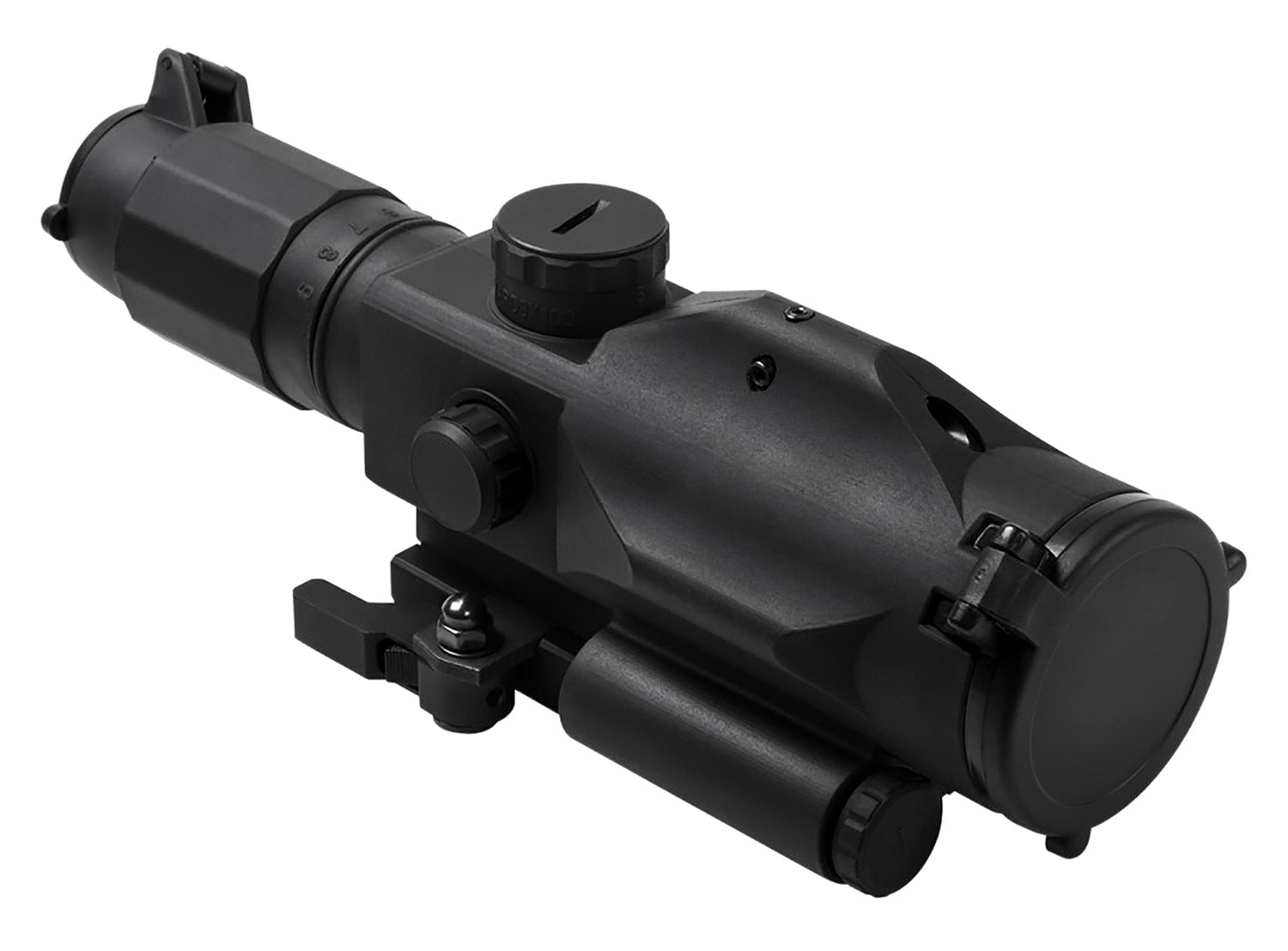 NcStar VSRTP3940GV3 SRT Gen 3 3-9x40mm P4 Sniper Illuminated Reticle Rubber Armored Scope with Green Laser