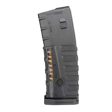Command Arms 30-Round .223 AR-15 M-16 Black Polymer Magazine Clear Window