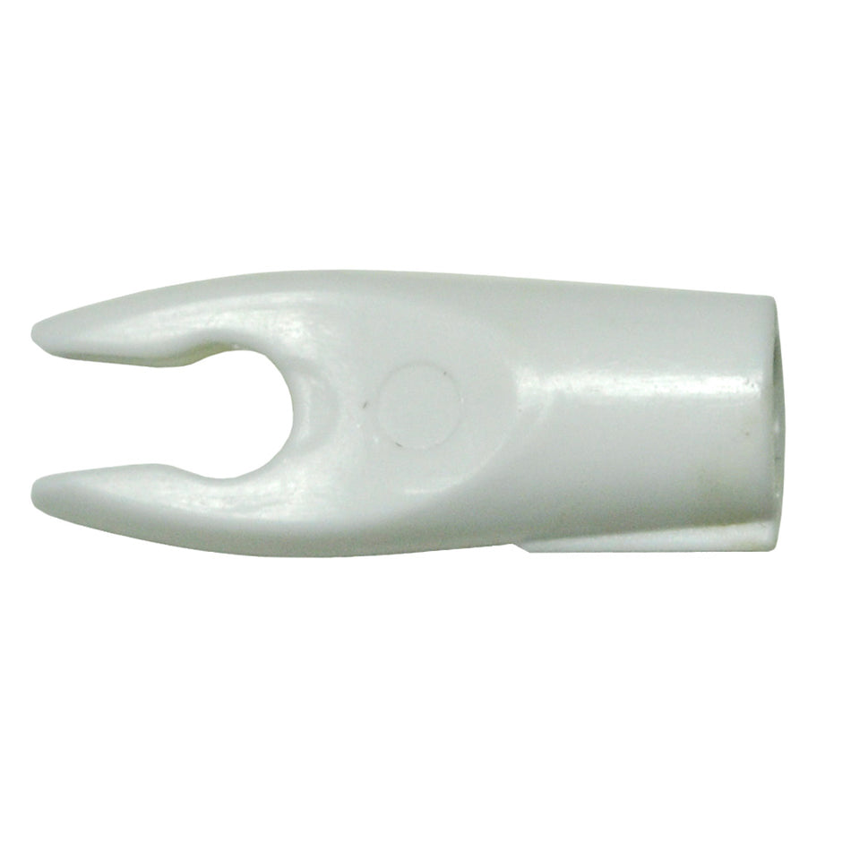 Bohning Blazer Pin Nock White Smooth Throat 12 pk.