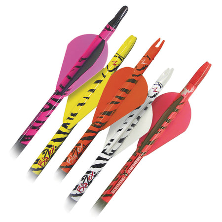 Bohning Blazer Arrow Wraps 4 in. White Tiger 13 pk.
