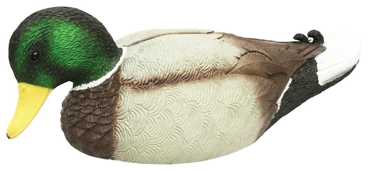 Mojo Outdoors HW2443 Mallard Drake Rippler Duck Decoy, Runs on 4 AA Batteries