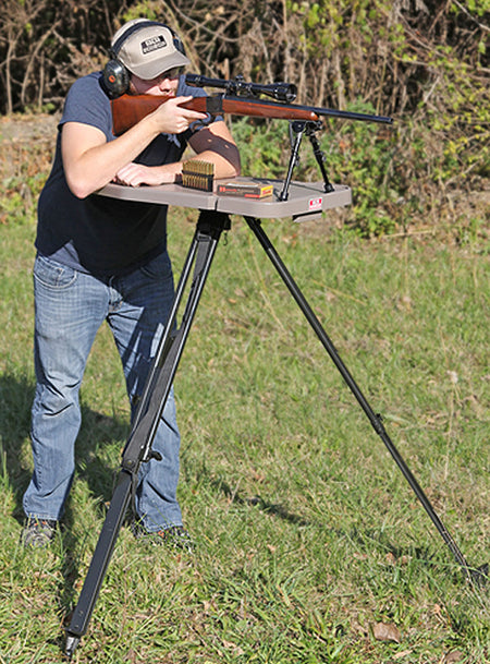 MTM Case-Gard HLST Portable Shooting Table Black/FDE 18"-55" Adjustable Height