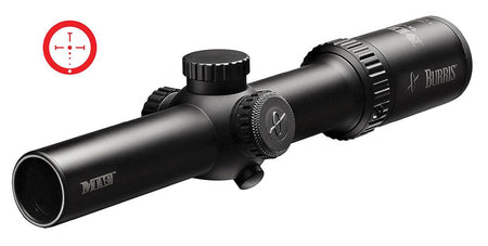 Burris 200437 MTAC 1-4x 24mm Obj Illuminated Ballistic CQ Firearm Scope SFP 30mm