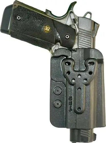 Comp-Tac Black Kydex QB OWB Holster Size 4 1911 Right Hand