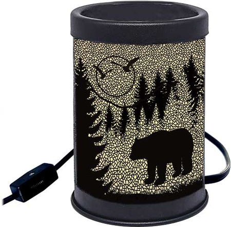 Rivers Edge Silhouette Bear Wax Candle Warmer