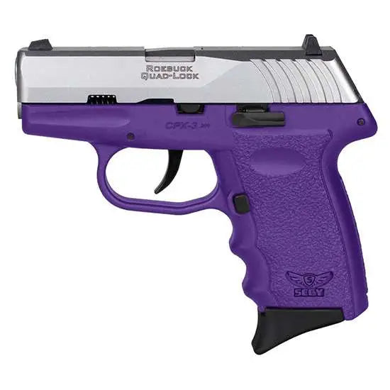 SCCY CPX-3TTPU 380 PSTL STS/PURPLE NO SAFETY 10RD