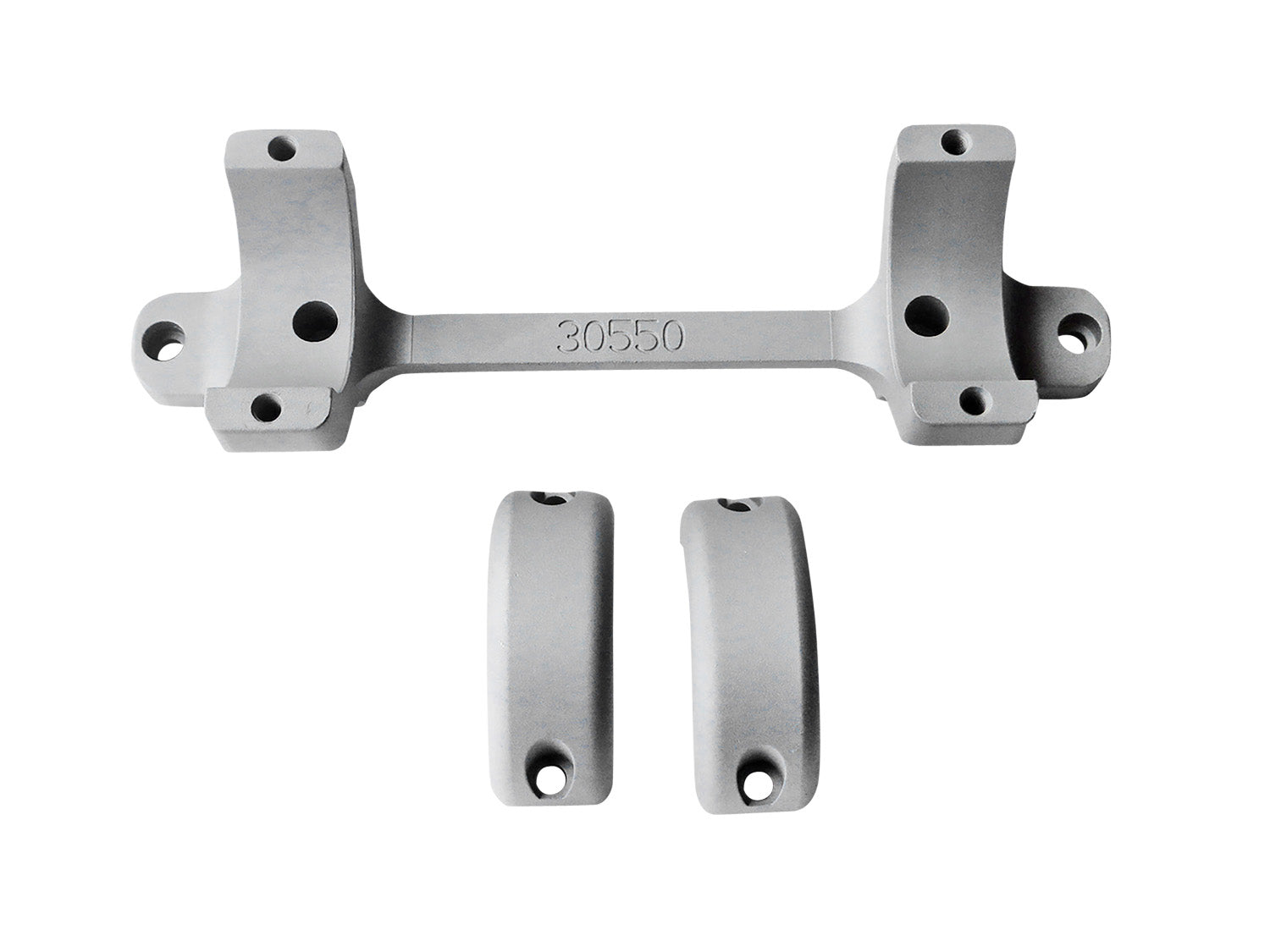 DNZ 30550S Game Reaper Tikka Rifle Scope Mount Ring Combo 30mm Silver
