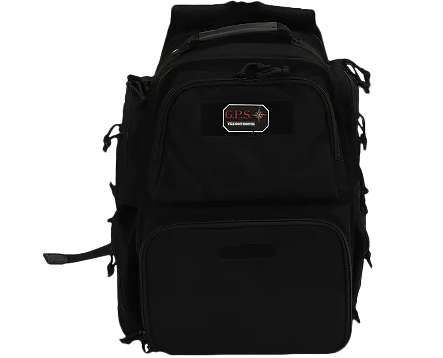 GPS 1812BPB Executive Black Shooting Backpack 5-Handgun Foam Cradle Laptop Pocket