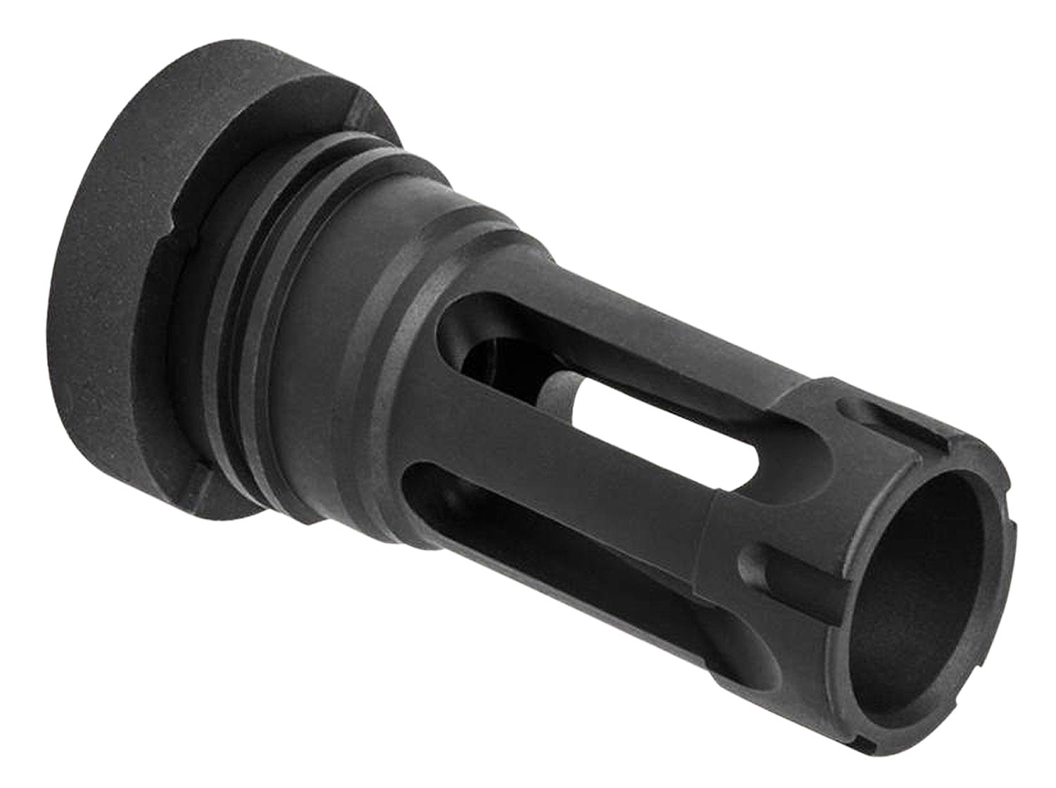 Yankee Hill Machine 430228A QD Light Tactical Flash Hider Black Steel 1/2"-28 TPI 30 Cal AR