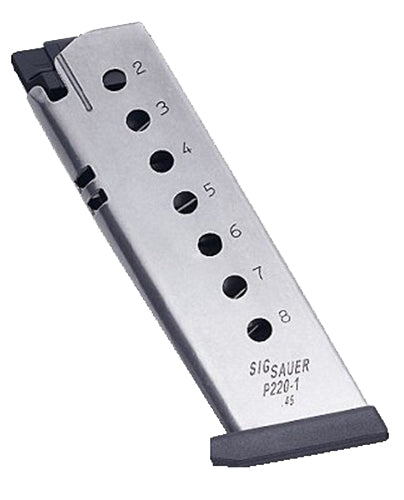 Sig Sauer P220 .45 ACP 8rd Stainless Steel Factory Magazine