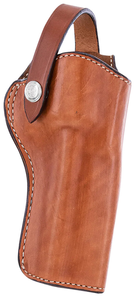 Bianchi 10045 1L Lawman OWB Leather Holster Size 01 Tan Belt Loop for Colt New Frontier/Peacemaker 6.5in Barrel