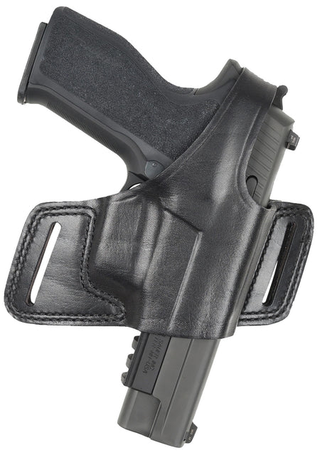 Bianchi Black Widow OWB Size 01 Black Leather Belt Slide Holster Fits S&W J Frame/Charter Arms Undercover Right Hand