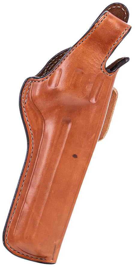 Bianchi 5BHL Thumbsnap OWB Leather Holster Tan Belt Loop Right Hand Ruger RedHawk
