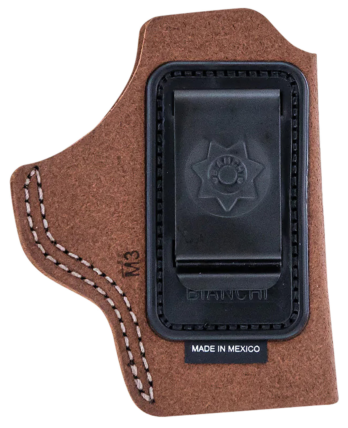 Bianchi 6C IWB Leather Holster Tan Belt Clip Right Hand 2" Barrel Ruger/Colt/Charter Arms