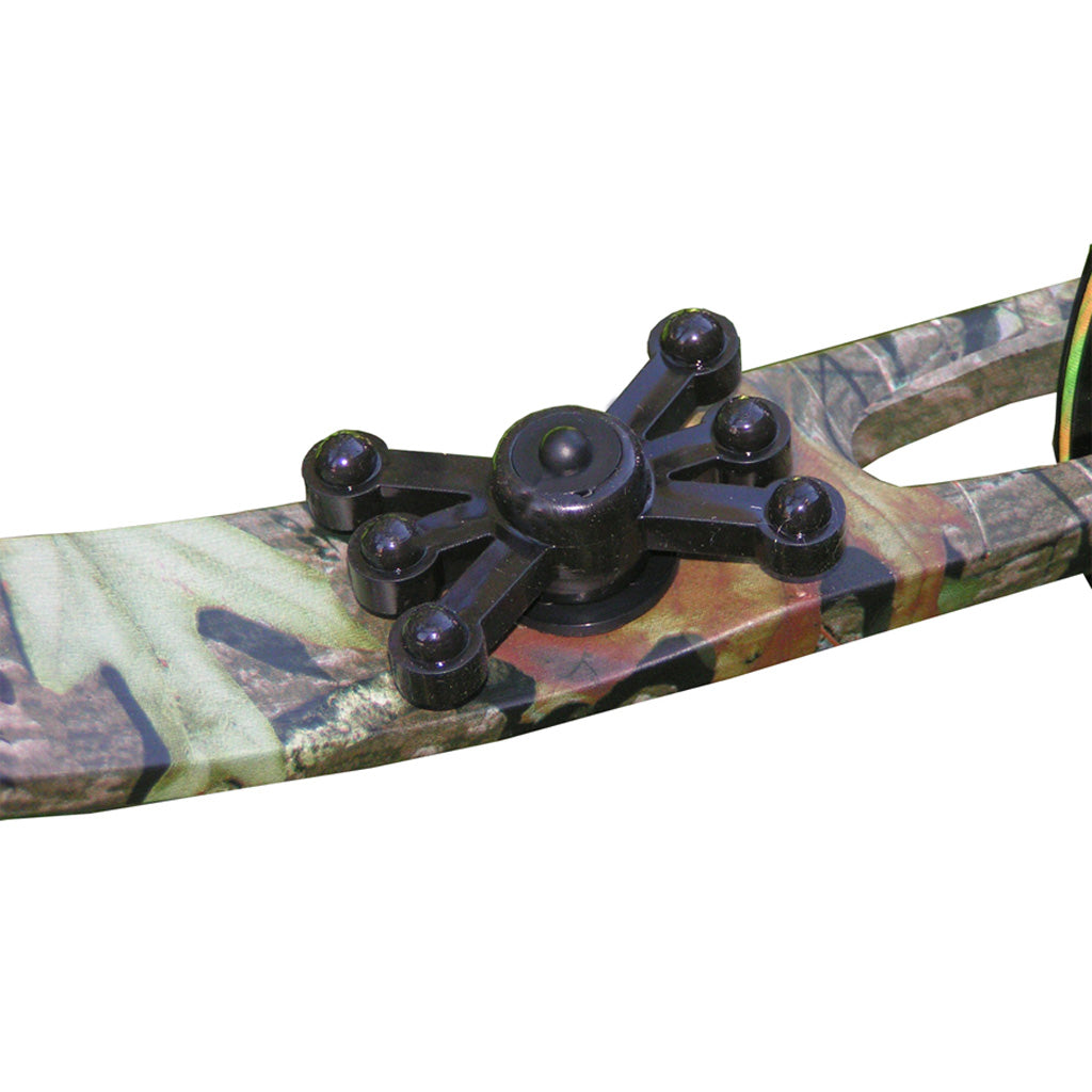 BowJax MonsterJax Solid Limb Vibration Dampeners Black 2-Pack