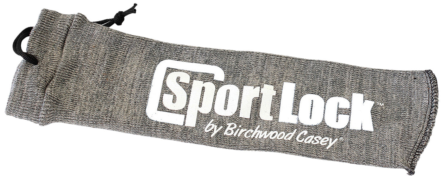 Birchwood Casey SportLock 15" Silicone Gun Sleeve Gray Cotton Abrasion & Corrosion Resistant