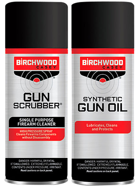 Birchwood Casey 33329 Gun Cleaner and Synthetic Oil Combo Pack 1.25 oz. 2 Pack Aerosol