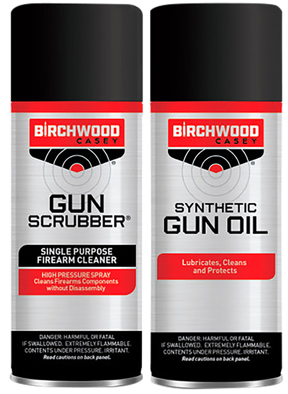 Birchwood Casey 33329 Gun Cleaner and Synthetic Oil Combo Pack 1.25 oz. 2 Pack Aerosol