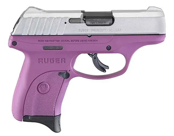dRUGER EC9S 9MM PISTL 3.1" ALUM CER SLD/PURPLE FRM 7+1