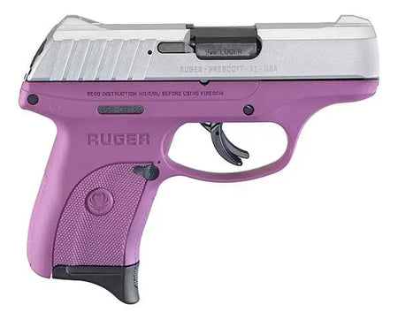 dRUGER EC9S 9MM PISTL 3.1" ALUM CER SLD/PURPLE FRM 7+1