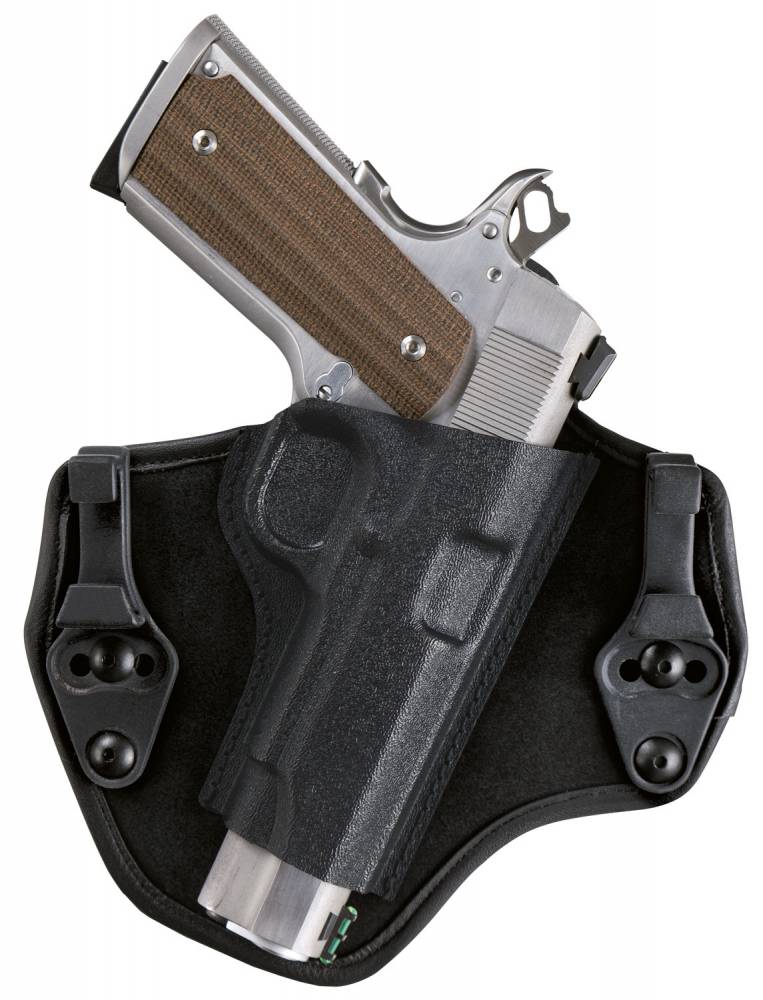 Bianchi 25744 IWB Concealment Holster Glock 17 Black Leather Thermoplastic