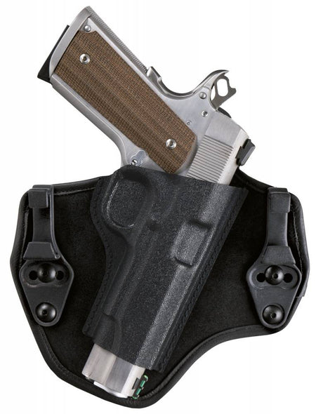 Bianchi 25744 IWB Concealment Holster Glock 17 Black Leather Thermoplastic