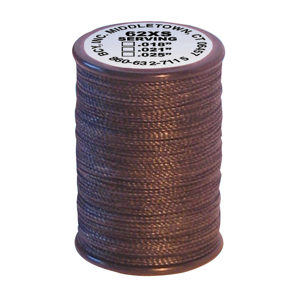 BCY 62XS Polyester/Spectra Braided Serving Black .021 75 yds.